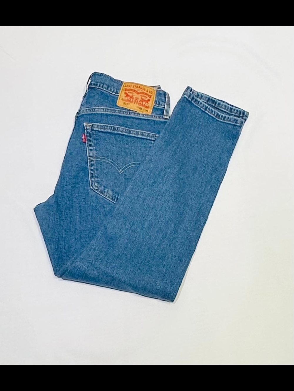 Levi's Men's Medium Blue Slim Straight Jeans